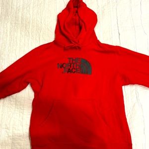 Red North Face hoodie. Sz L. Mens